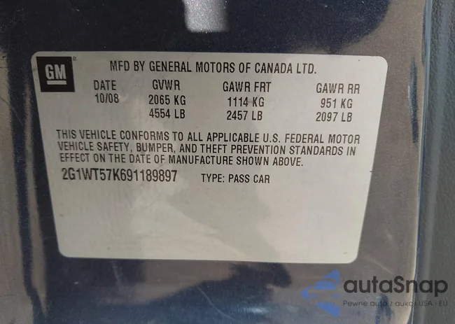 2G1WT57K691189897: 43359874