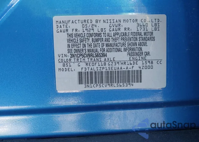 3N1CP5CV9RL565394: 43359965