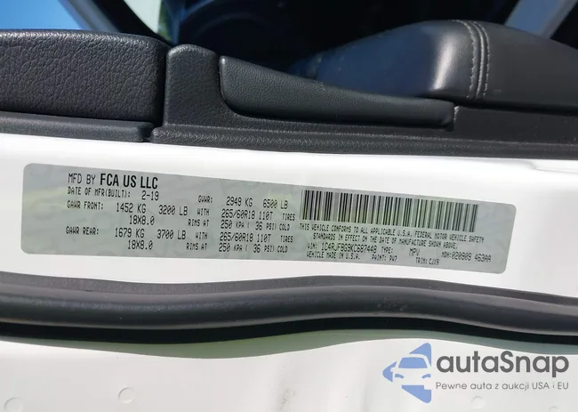 1C4RJFBG9KC687448: 43359967