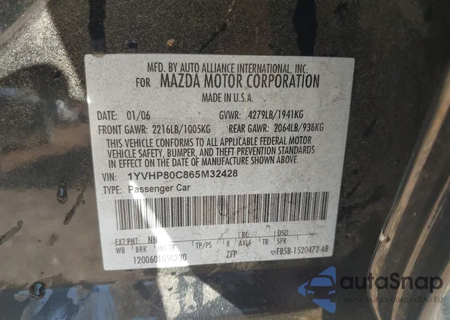 1YVHP80C865M32428: 43360068