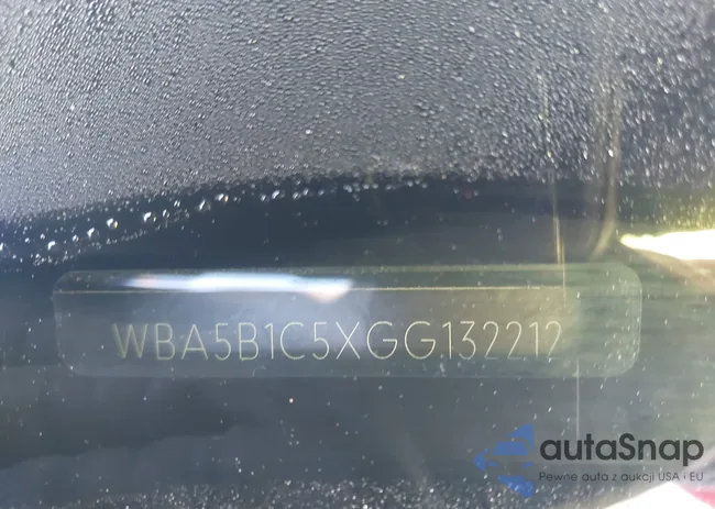 WBA5B1C5XGG132212: 43360219