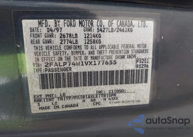 2FALP74W1VX177655: 43359326