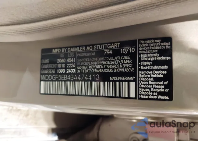 WDDGF5EB4BA474413: 43359395