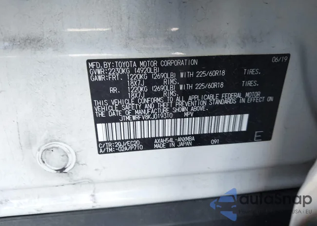 JTMEWRFV8KJ019310: 43359434