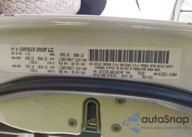 3D7UT2CL0AG146749: 43359503