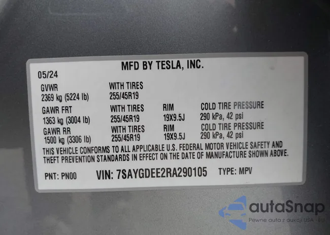 7SAYGDEE2RA290105: 43360671