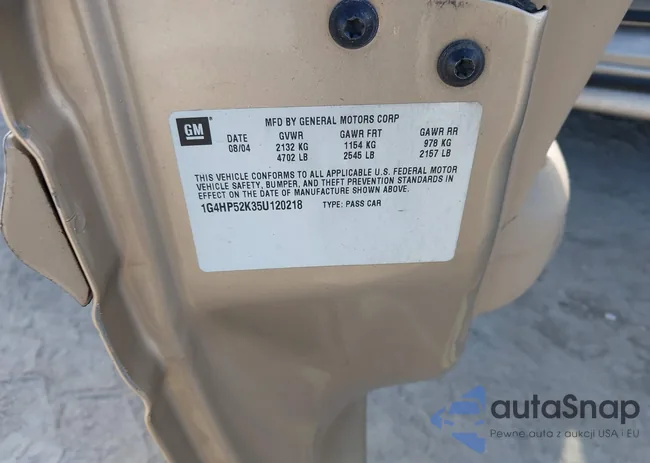 1G4HP52K35U120218: 43360899