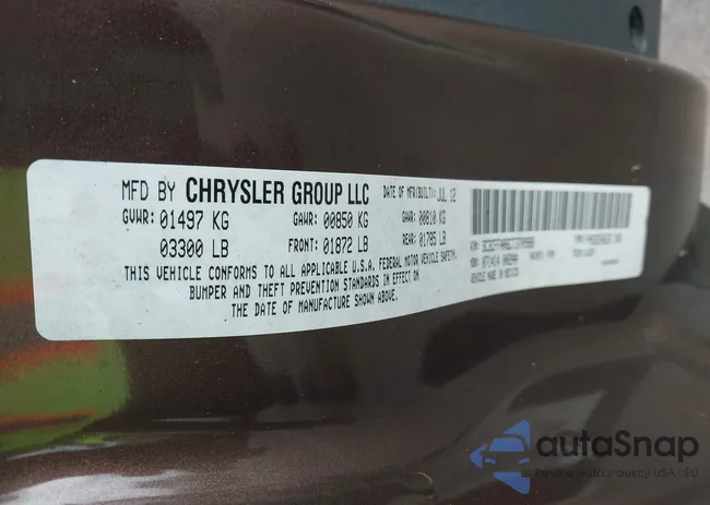 3C3CFFAR6CT370988: 43360996