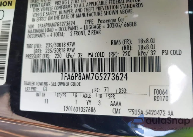 1FA6P8AM7G5273624: 43361053