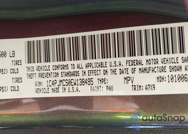 1C4PJMCS0EW138495: 43361085