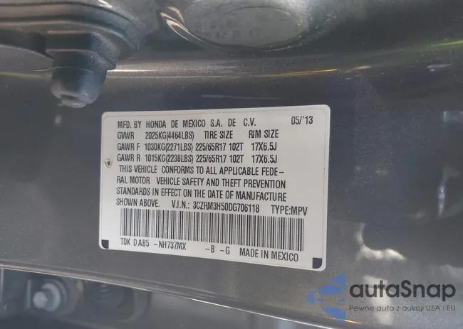 3CZRM3H50DG706118: 43361253