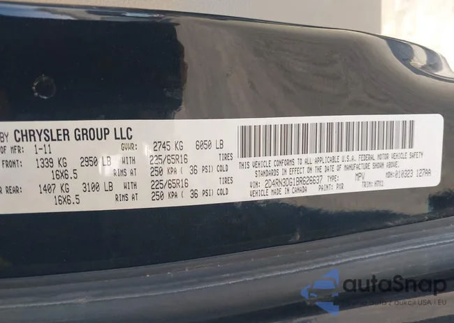 2D4RN3DG1BR626637: 43360410