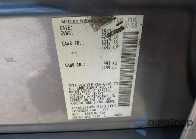 1N4AL21E49N403101: 43360565