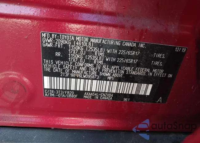 2T3F1RFV6LW095873: 43361711