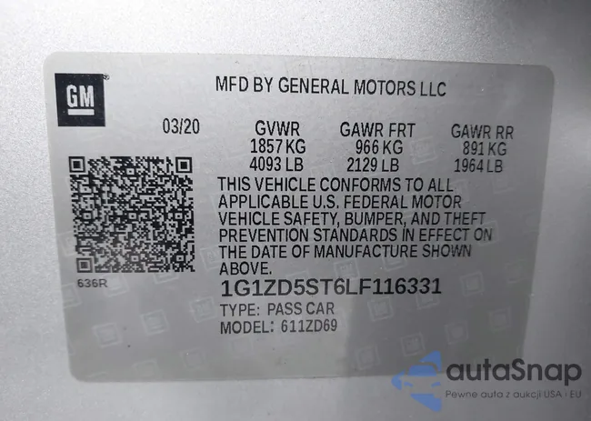 1G1ZD5ST6LF116331: 43361849