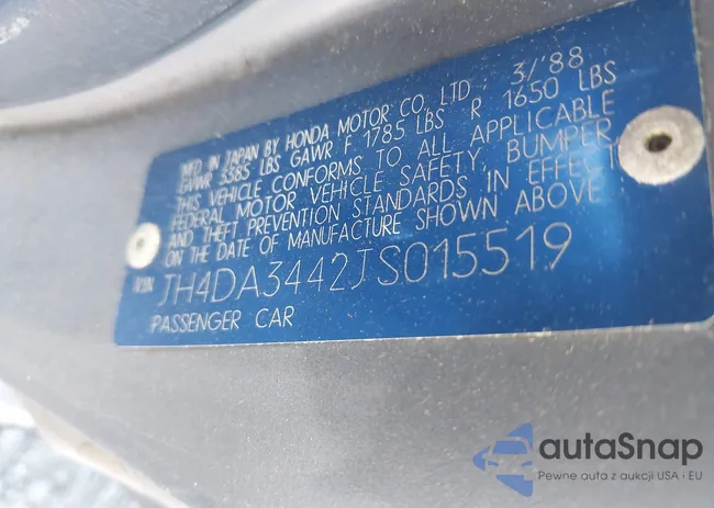 JH4DA3442JS015519: 43361861