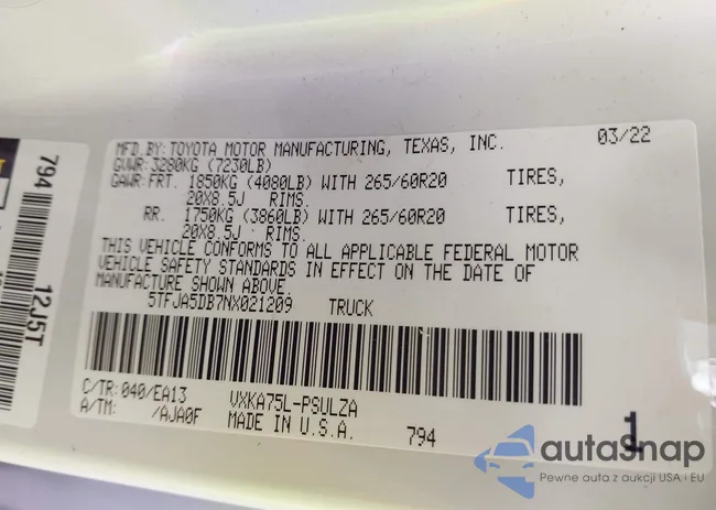 5TFJA5DB7NX021209: 43361893