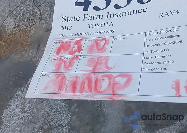 JTMBFREV9D5003908: 43361912