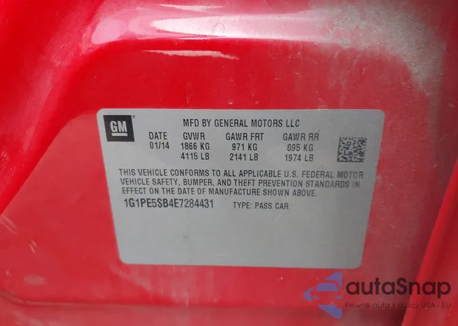 1G1PE5SB4E7284431: 43361947