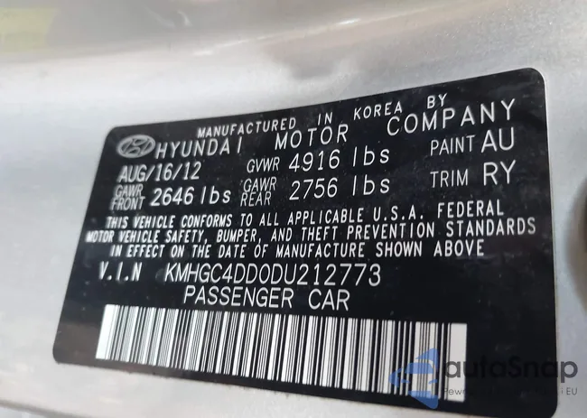 KMHGC4DD0DU212773: 43361984