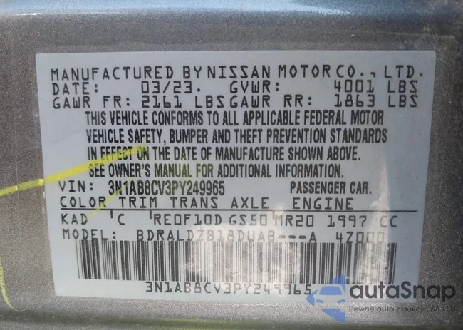 3N1AB8CV3PY249965: 43362059