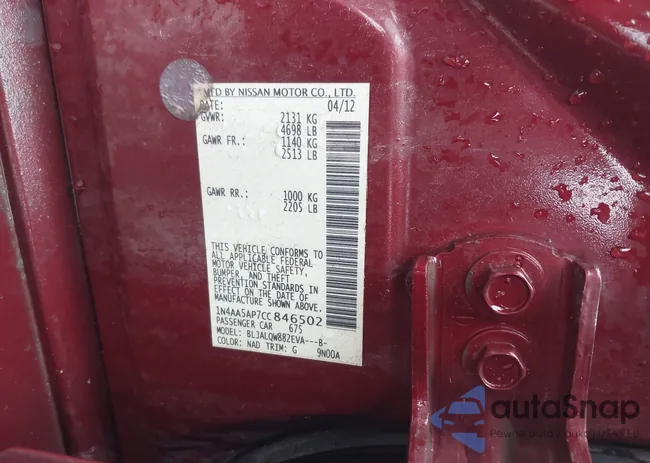 1N4AA5AP7CC846502: 43362092