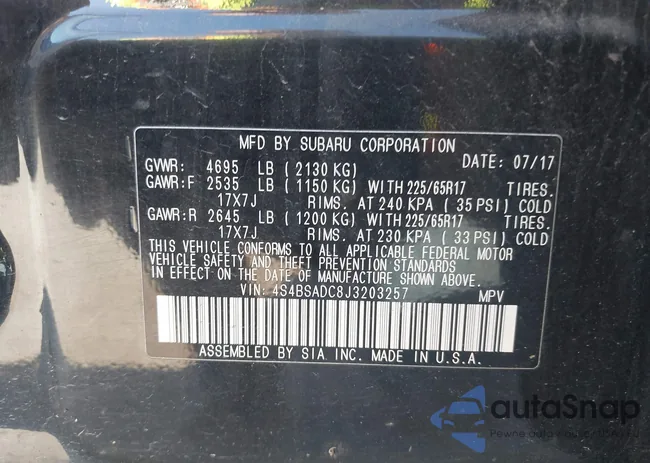 4S4BSADC8J3203257: 43362152