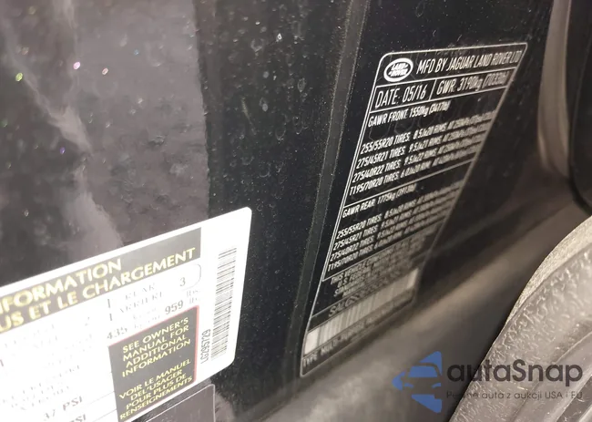 SALGS3EF5GA295729: 43362229