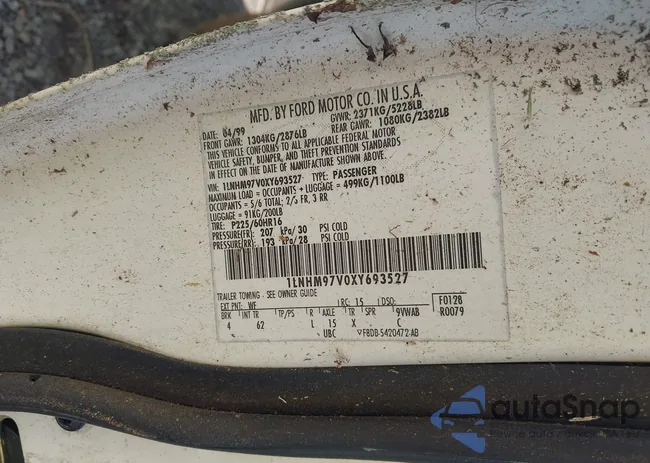 1LNHM97V0XY693527: 43362254