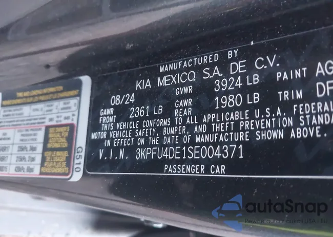 3KPFU4DE1SE004371: 43361523