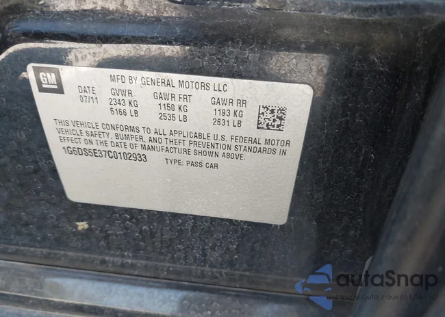 1G6DS5E37C0102933: 43361532