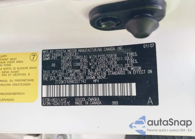 2T2GK31U98C027142: 43361548