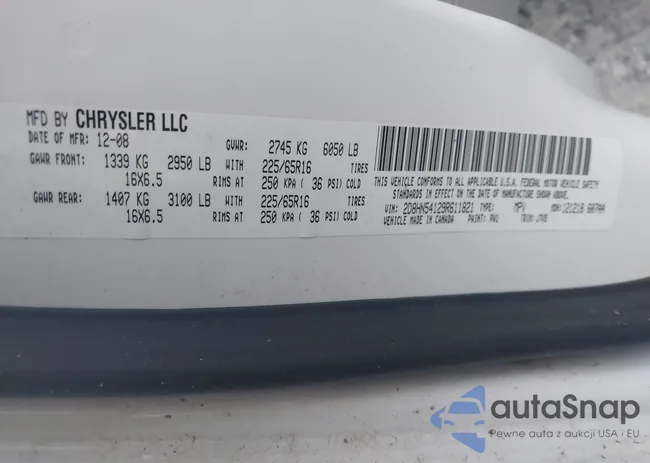 2D8HN54129R611821: 43361561