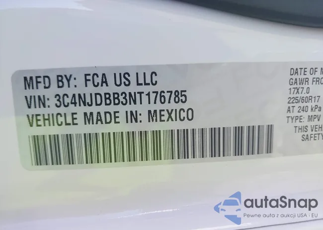 3C4NJDBB3NT176785: 43361631