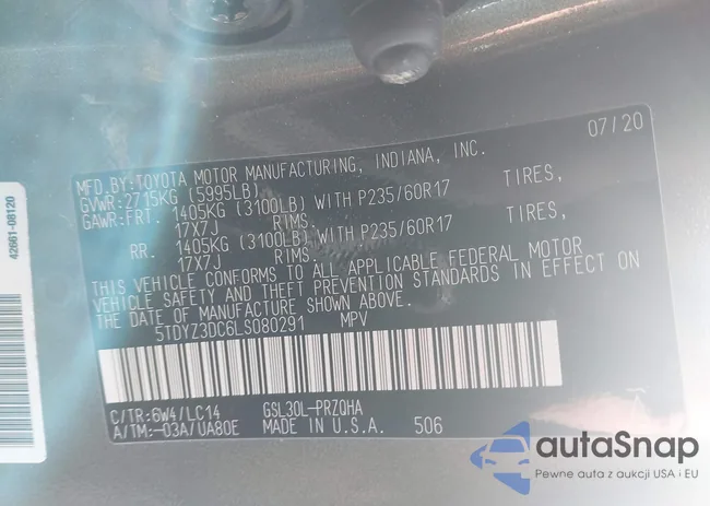 5TDYZ3DC6LS080291: 43362717