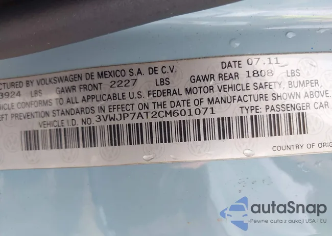 3VWJP7AT2CM601071: 43362753