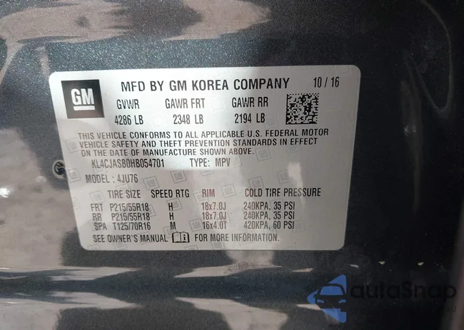 KL4CJASB0HB054701: 43362879