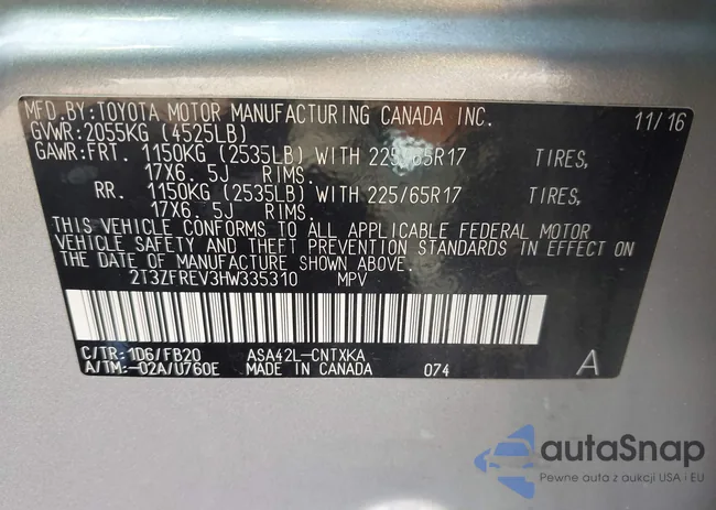 2T3ZFREV3HW335310: 43362880