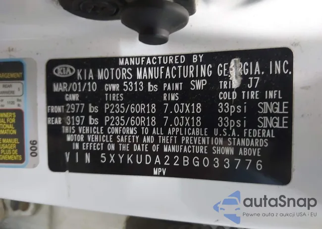 5XYKUDA22BG033776: 43362961