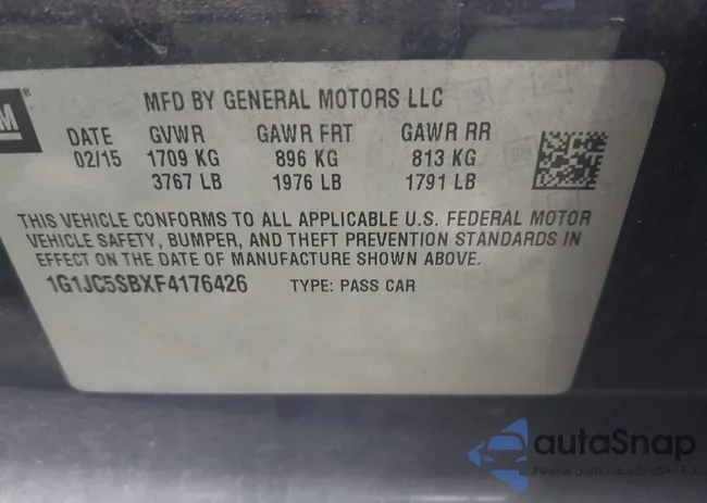 1G1JC5SBXF4176426: 43363035