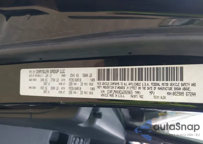 1C4PJMAK0CW202065: 43363099