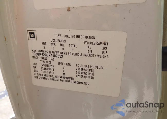 1G3GR62C0X4107552: 43363106