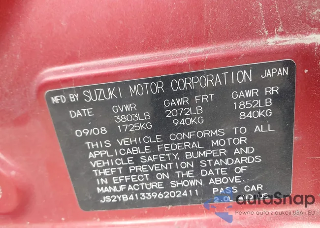 JS2YB413396202411: 43362389