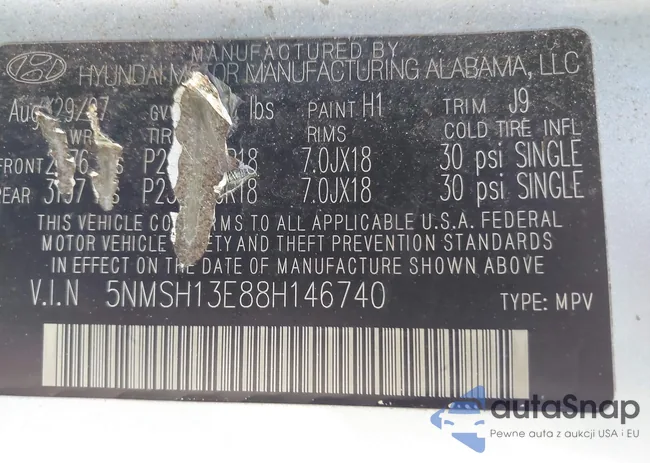 5NMSH13E88H146740: 43362487