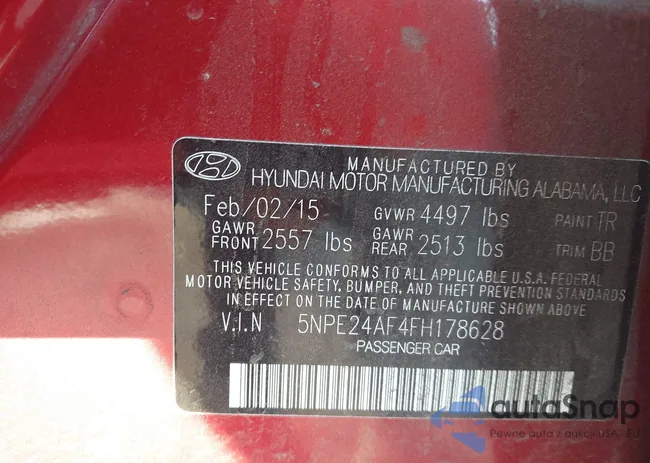 5NPE24AF4FH178628: 43363915