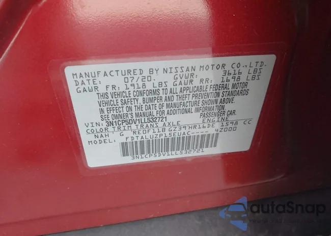 3N1CP5DV1LL532721: 43363985