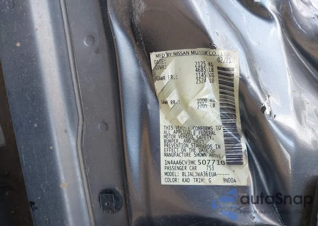 1N4AA6CV3MC507710: 43364014