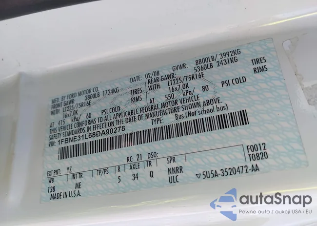 1FBSS31L28DB16791: 43364103