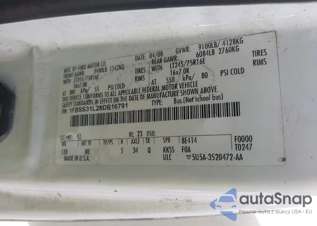 1FBSS31L28DB16791: 43364103