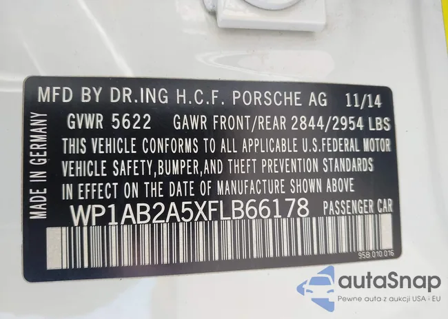 WP1AB2A5XFLB66178: 43364123